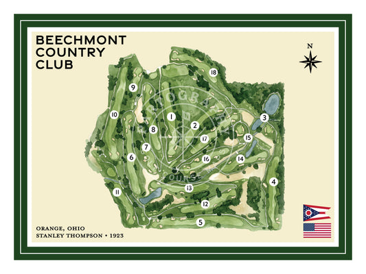 Beechmont golf course map